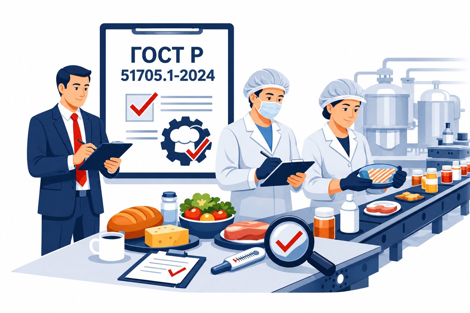Оформление ГОСТ Р 51705.1 2024 ХАССП в Кингисеппе
