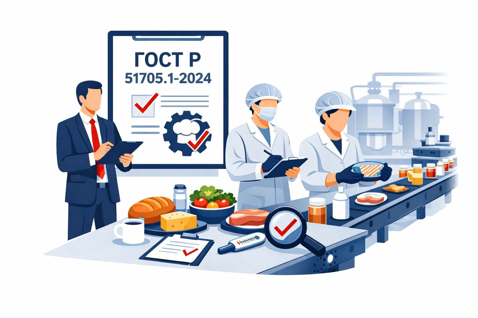 Оформление ГОСТ Р 51705.1 2024 ХАССП в Кингисеппе